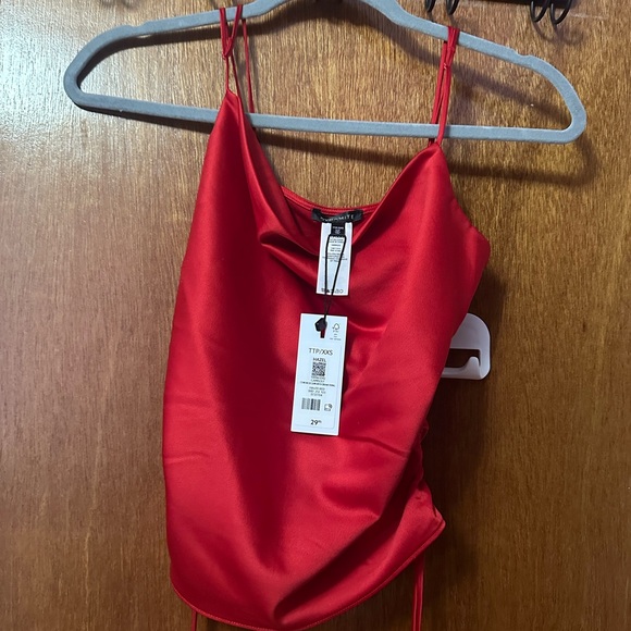 Women’s tops- cowl neck cami with drawstrings - Picture 1 of 3